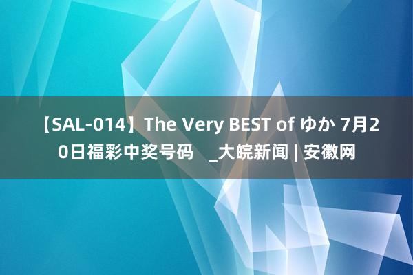 【SAL-014】The Very BEST of ゆか 7月20日福彩中奖号码   _大皖新闻 | 安徽网