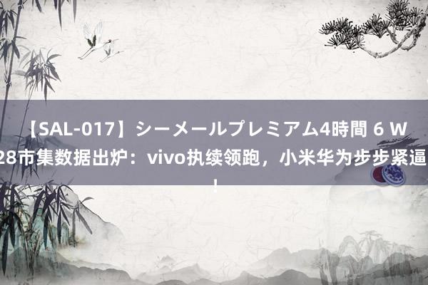 【SAL-017】シーメールプレミアム4時間 6 W28市集数据出炉：vivo执续领跑，小米华为步步紧逼！