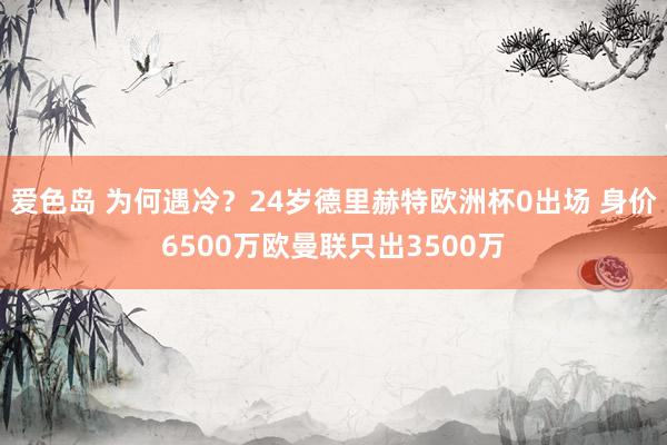 爱色岛 为何遇冷？24岁德里赫特欧洲杯0出场 身价6500万欧曼联只出3500万