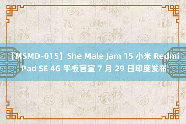 【MSMD-015】She Male Jam 15 小米 Redmi Pad SE 4G 平板官宣 7 月 29 日印度发布