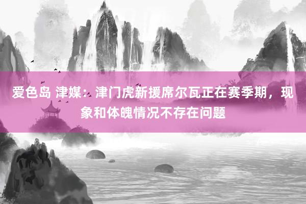 爱色岛 津媒：津门虎新援席尔瓦正在赛季期，现象和体魄情况不存在问题