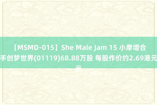 【MSMD-015】She Male Jam 15 小摩增合手创梦世界(01119)68.88万股 每股作价约2.69港元