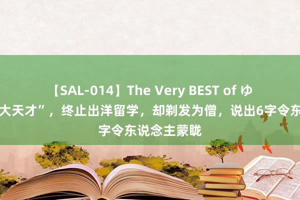 【SAL-014】The Very BEST of ゆか 他是“北大天才”，终止出洋留学，却剃发为僧，说出6字令东说念主蒙眬