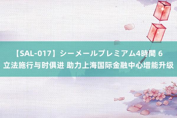 【SAL-017】シーメールプレミアム4時間 6 立法施行与时俱进 助力上海国际金融中心增能升级