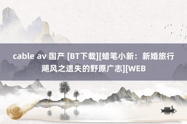 cable av 国产 [BT下载][蜡笔小新：新婚旅行飓风之遗失的野原广志][WEB