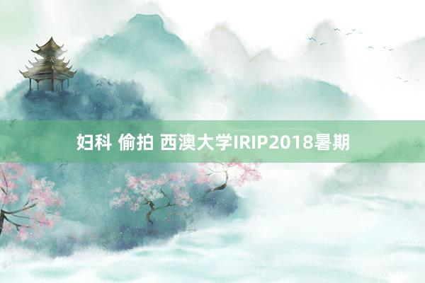 妇科 偷拍 西澳大学IRIP2018暑期