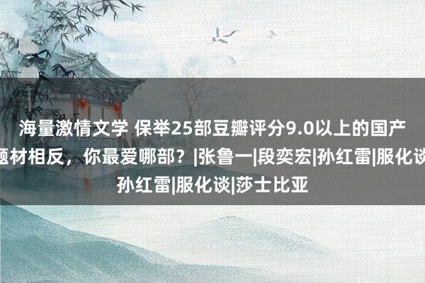 海量激情文学 保举25部豆瓣评分9.0以上的国产经典剧，题材相反，你最爱哪部？|张鲁一|段奕宏|孙红雷|服化谈|莎士比亚